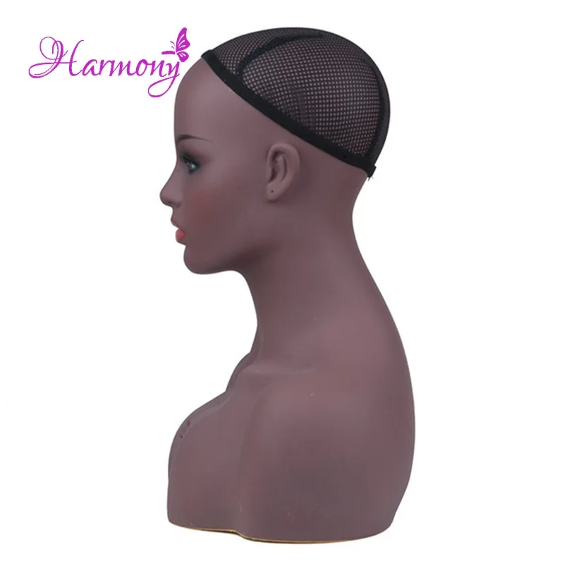 High Quality black head mannequin