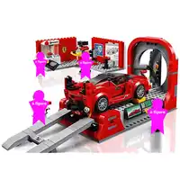 City SPEED CHAMPIONS FXX K Development Center Building Blocks ชุดอิฐคลาสสิกเด็กของเล่นสำหรับของขวัญเด็ก