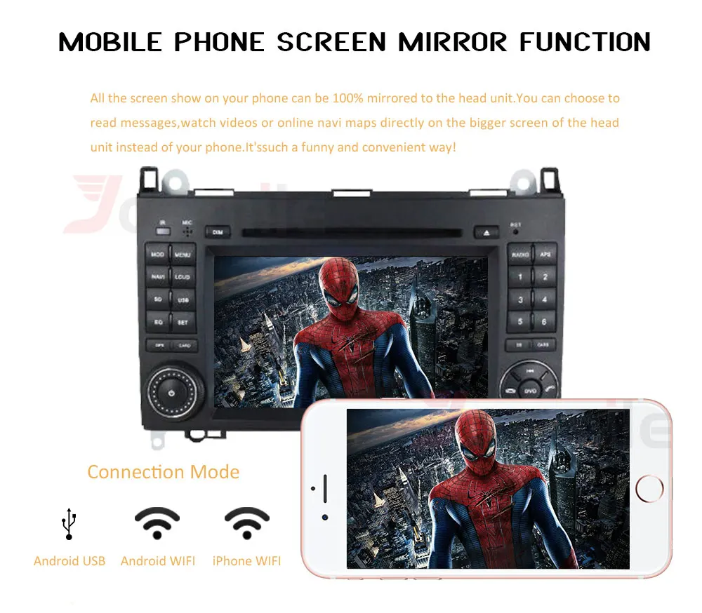 Perfect 7Inch IPS Android 8.0 8-Core Car Radio Stereo GPS Navi for Mercedes Benz A Class W169 2004-2012 B200 B Class 4G RAM 32G ROM 4G 3