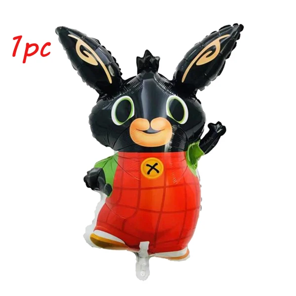 Bing Кролик Воздушный Шар мультяшный кролик воздушные шары день рождения игрушки-украшения для детский душ Globos - Цвет: Флуоресцентный желтый