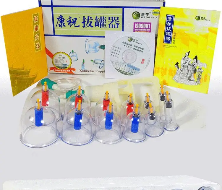 Kangzhu 12 Cupping kit Chinese Cupping Therapy Set / Vacuum Cup