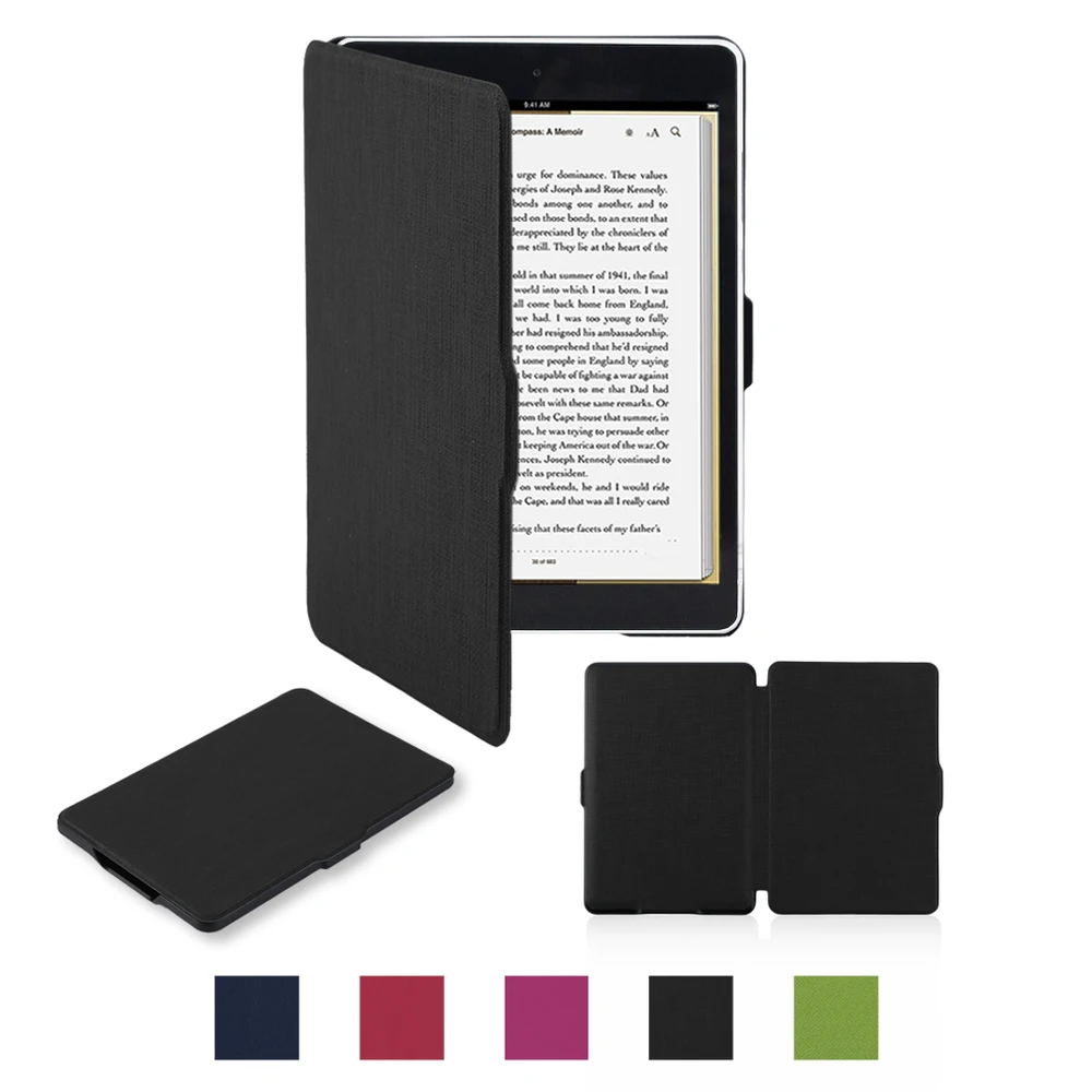 For Kindle Paperwhite Leather Case Stand Holder Cover Classic Original Protect Screen PU Leather