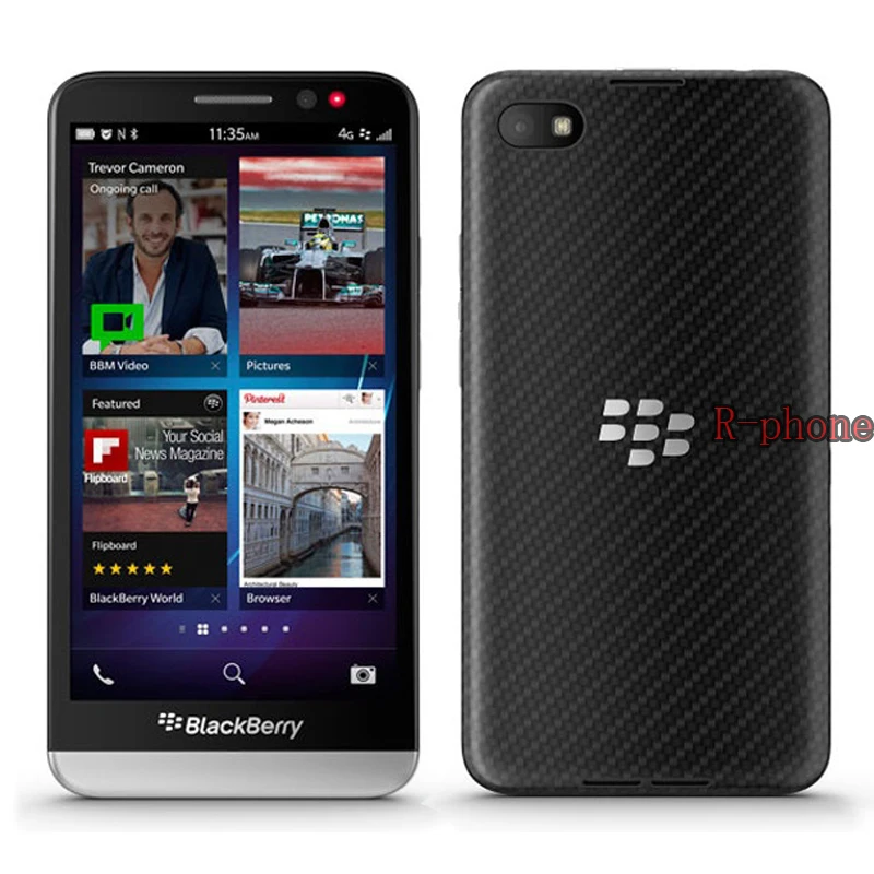 Разблокированный мобильный телефон BlackBerry Z30 двухъядерный 4G WiFi 8MP 5," 16 GB rom Восстановленный мобильный телефон