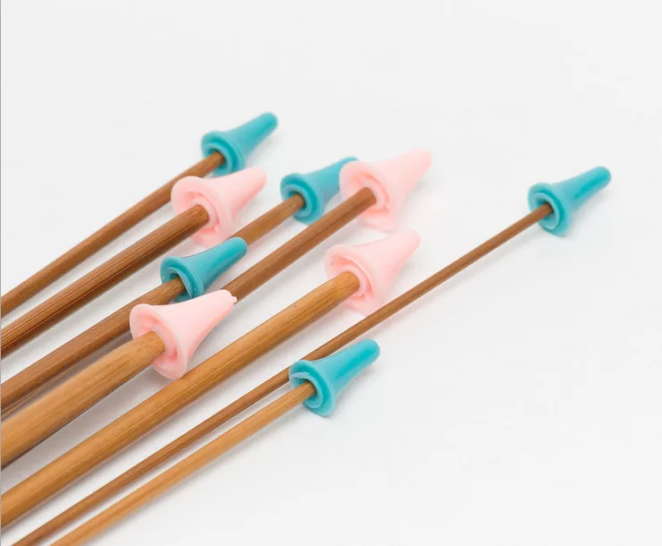 10 Pcs Rubber Knit Knitting Needles Point Protectors For Knitting Craft