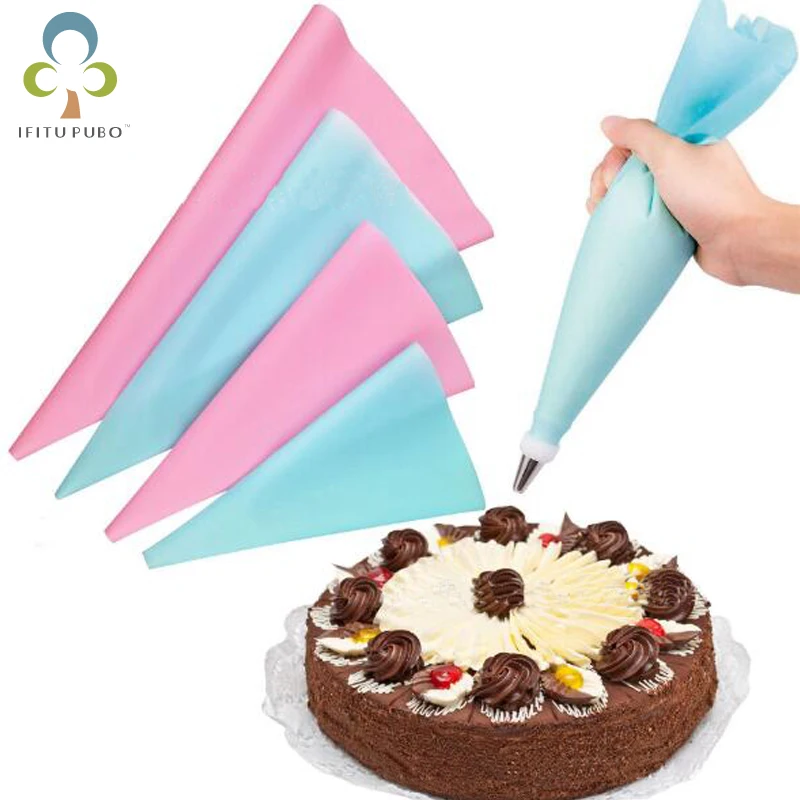 4pcs/Set Baking Decorating Tools Reusable Confectionery Silicone Icing