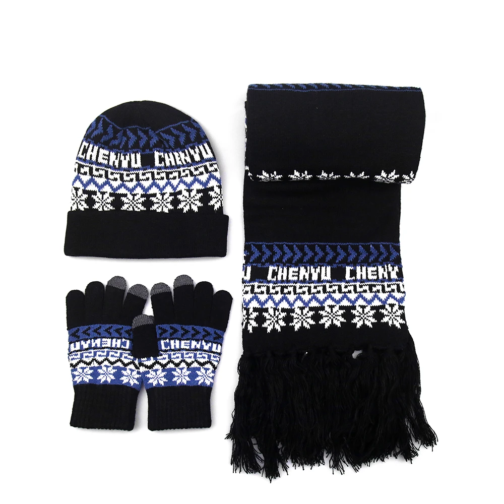

Autumn Winter Women's Hat Caps Knitted Wool Warm Scarf Thick Windproof Balaclava Multi Functional Hat Scarf Set For Women