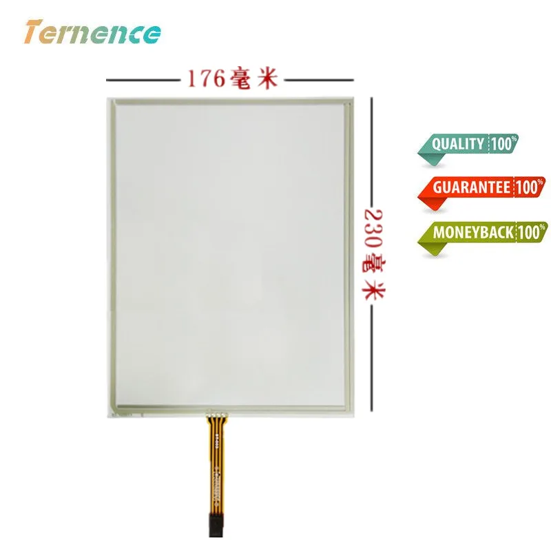 Pаспродажа Skylarpu 10,4 дюймов 4 провода сенсорный экран 230 мм * 176 мм Сопротивление сенсорный экран панель стекло дигитайзер рукописный промышленный планше...