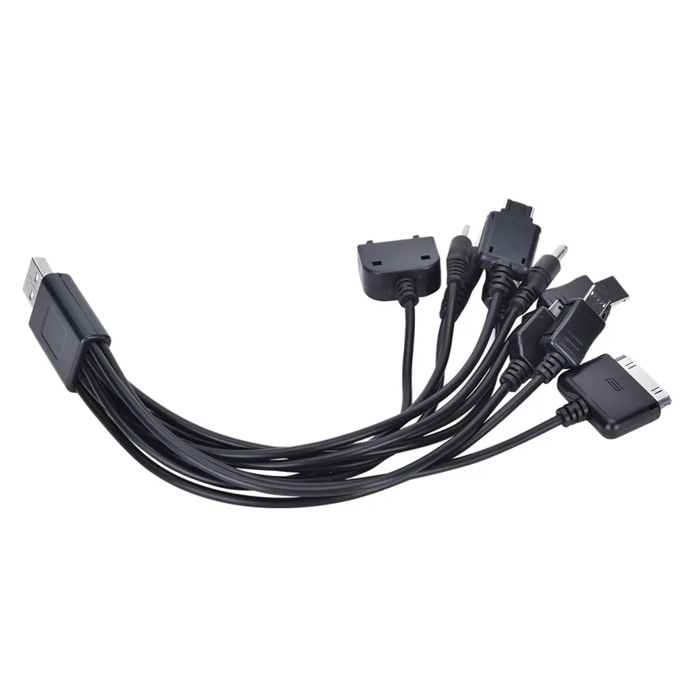 

Multifunction 10 In 1 Retractable USB 2.0 Cable USB Charger Cable 10 In 1 Multi Charger Cables For Cell Phone