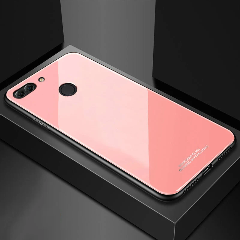 YUETUO роскошный ТПУ закаленное стекло зеркальная задняя крышка телефона etui coque cover