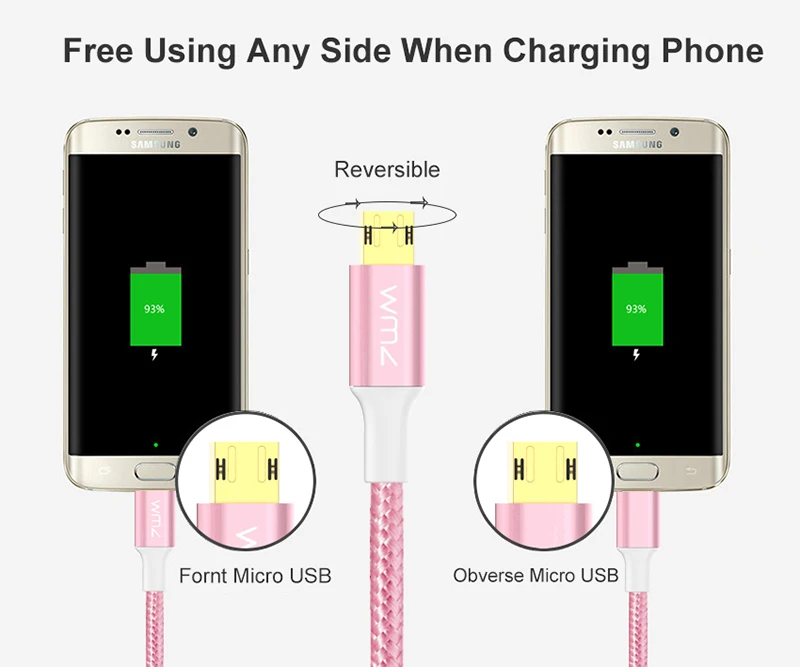 Micro Reversible USB 2.0 Cable 4