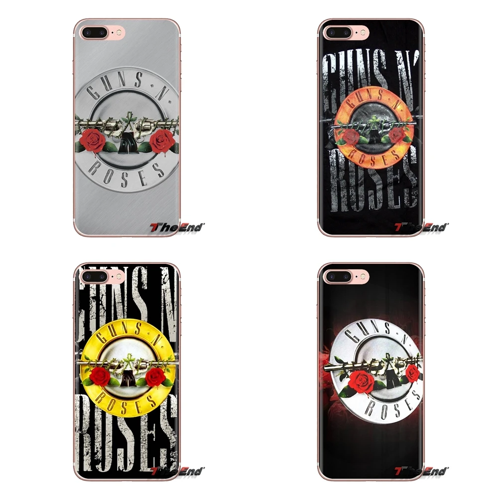 Прозрачные мягкие чехлы для Samsung Galaxy J1 J2 J3 J4 J5 J6 J7 J8 Plus 2018 Prime 2015 2016 2017 guns n roses Music Bank |