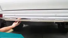 Chrome Pearl White Under Rear Bumper Cover Trim For Toyota Land Cruiser Prado Fj150 2010-2015