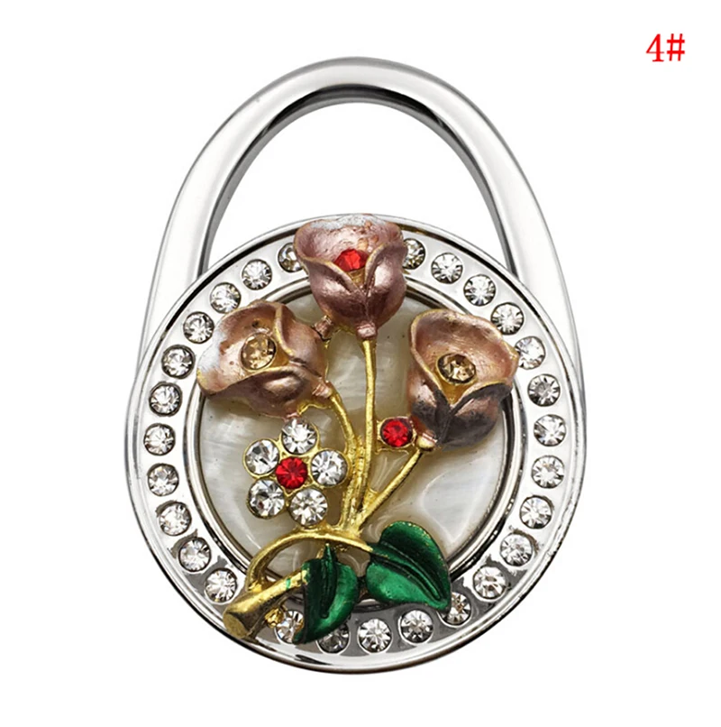 style4 Металлическая складная сумка кошелек крюк сумки аксессуары для сумки карабинный держатель для сумки - Цвет: style4