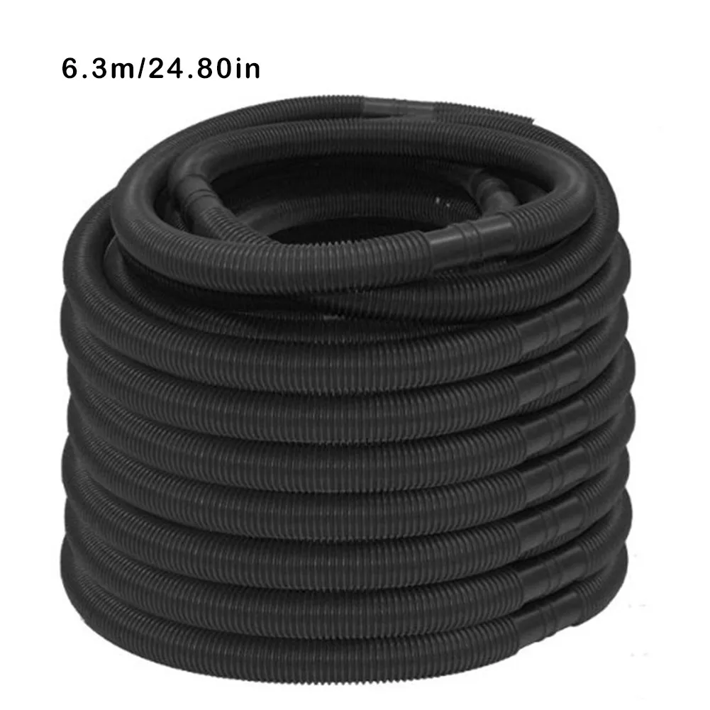 

6.3M Outdoor Swimming Pool Hose Water Hose with 32 mm Diameter UV and Chlorine Water Resistant Sewage Suction Drain Pipe 20E