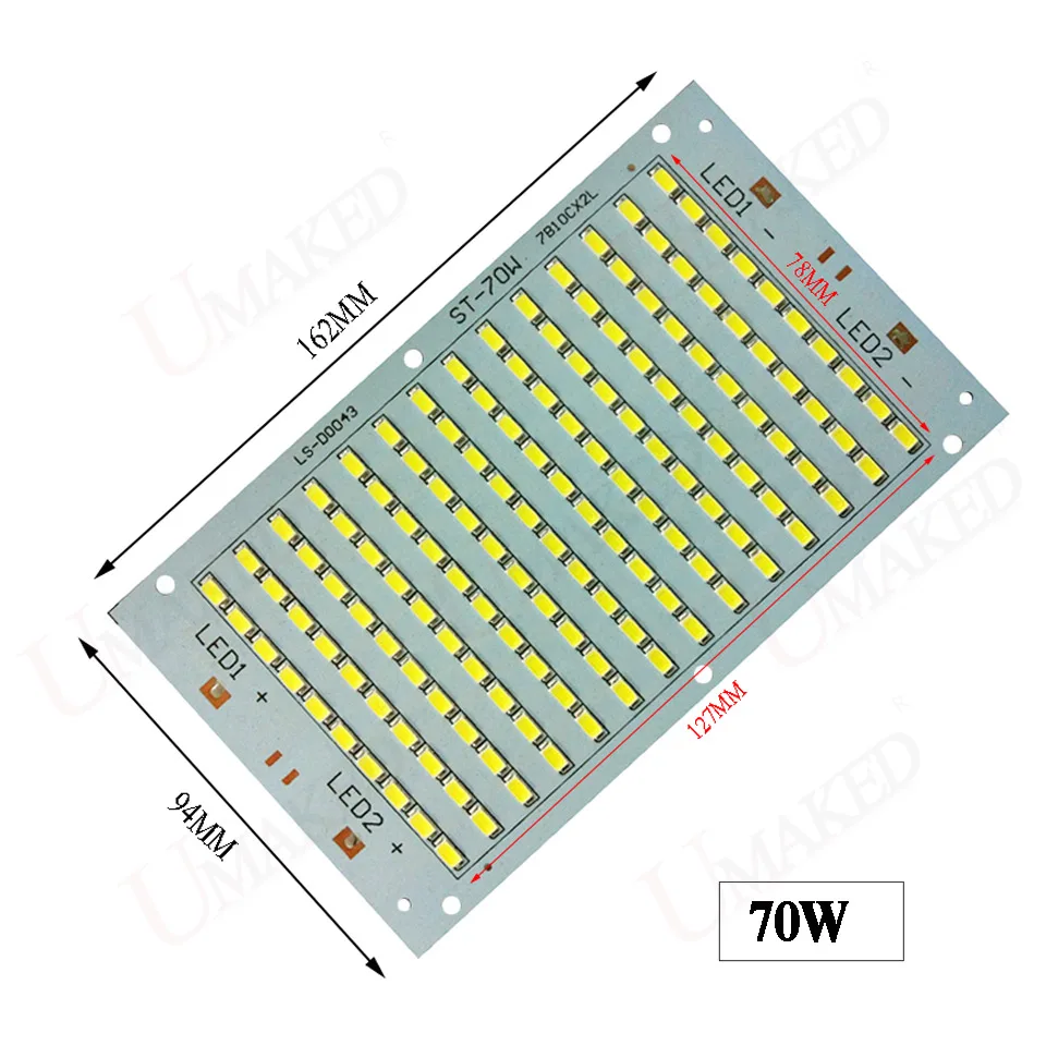10 шт. Светодиодный прожектор для печатной платы 70 Вт 162*94 лм|floodlight led|led floodlightfloodlight