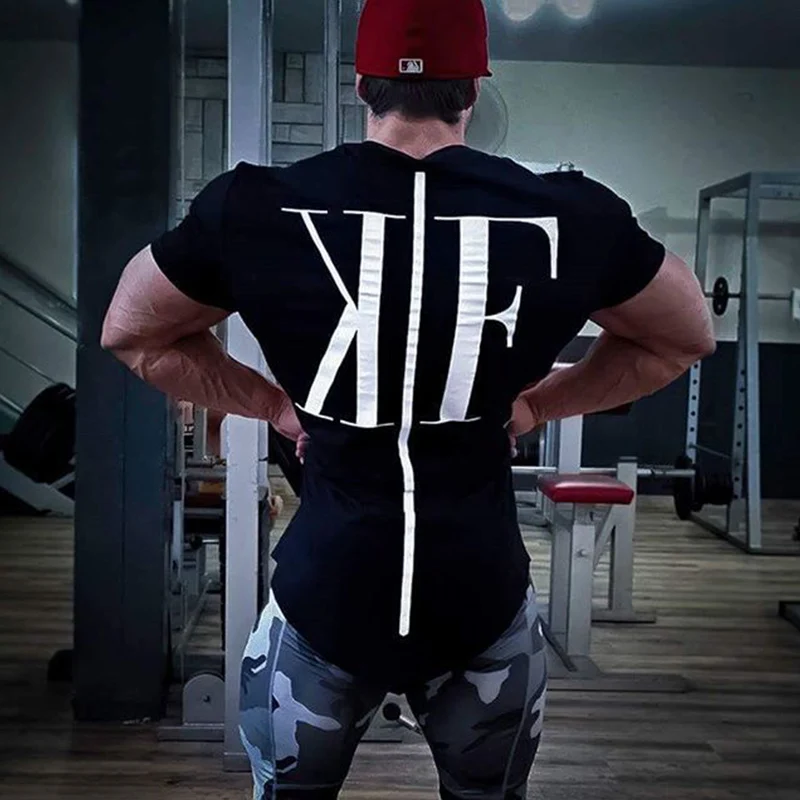 

Summer Fashion Men's T Shirt Casual camouflag Short Sleeve T Shirt Mens Clothing Trend Casual Slim Fit Fitness Top Tees XXL 2019