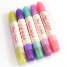 5 шт. корректор для ногтей ручка для удаления ошибок+ советы новейший корректор лака для ногтей Очиститель для удаления маникюра макияж ногтей