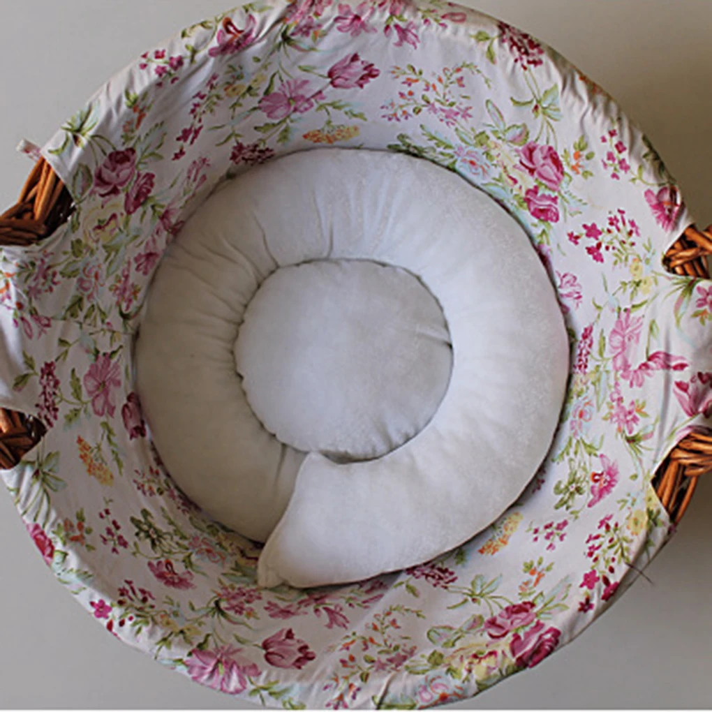 

Baby Photo Shoot Posing Pillow Newborn Photo Props Hook & Loop Removable Pillows Basket Filler Fotografia Cushion Shooting Props