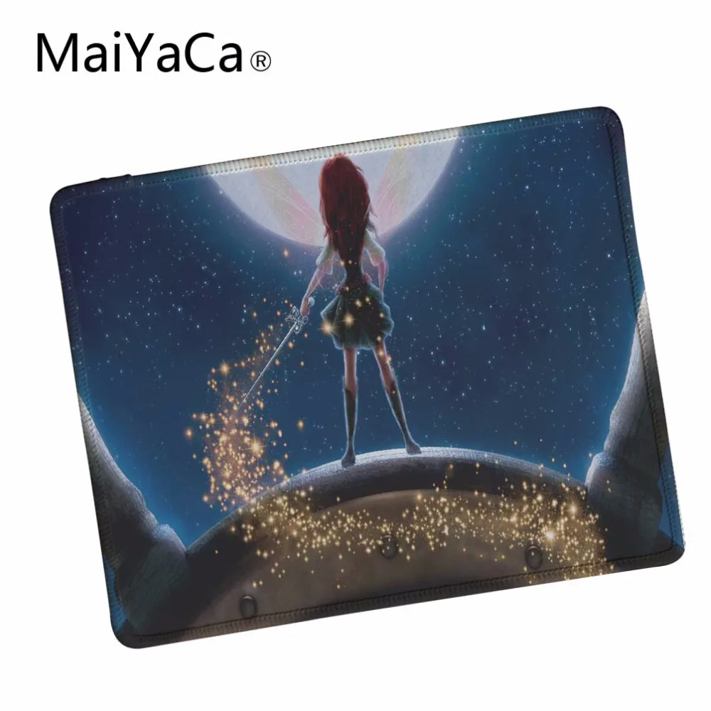 

MaiYaCa Tinker Bell and the Pirate Fairy Computer Mouse Pad Mousepads Decorate Your Desk Non-Skid Rubber Pad Lock Edge Mouse Pad