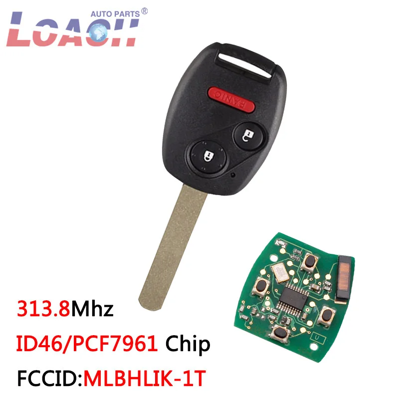 

Remote key For Honda MLBHLIK-1T ID46/PCF7961 313.8Mhz Chip For Honda Accord Element CR-V HR-V Fit City Jazz Odyssey