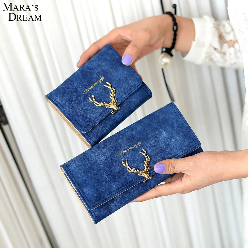 Mara's Dream 2018 Модный женский кошелек Женский длинный на молнии однотонный