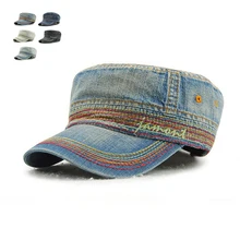 Летние береты, кепки для мужчин и женщин, хлопковые козырьки, шляпа от солнца, повседневные мужские плоские кепки, регулируемые джинсовые береты для взрослых, Casquette Boina Caps