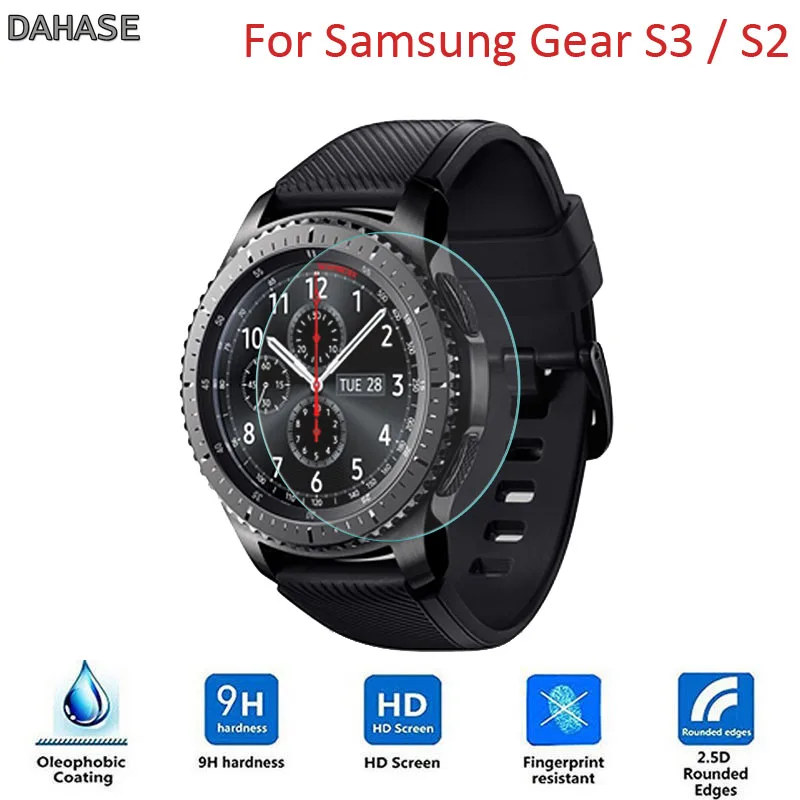 2 шт./лот 9H 2.5D закаленное стекло защитная пленка для часов Samsung Gear S3/S2