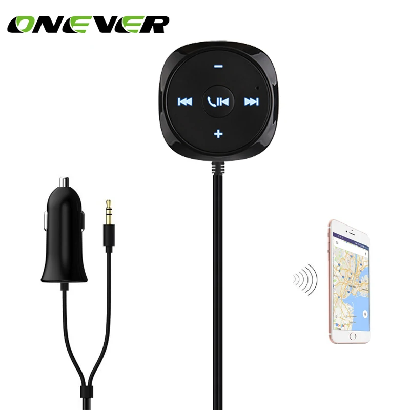 

Magnetic Handsfree Bluetooth Car Kit MP3 Player 3.5MM AUX Audio A2DP Music Receiver Adapter Support IOS Siri 2.1A USB Charger