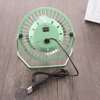 

New USB Desk Fan Metal Mute Office Home Car Travel Personal Mini Table Portable Outdoor Fan 4" and 6" Optional Hot