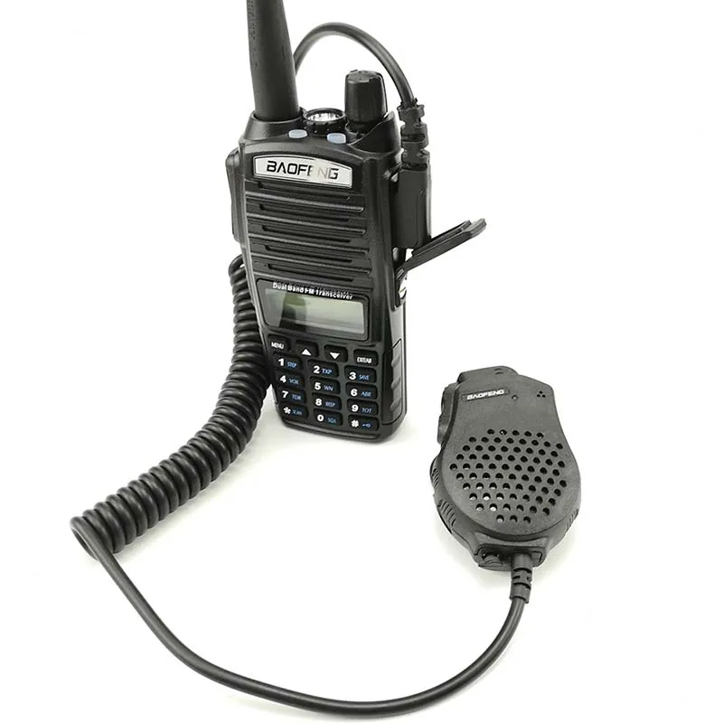 1/2/5 шт Baofeng UV-82 двойной PTT Mic Динамик микрофон Baofeng двух-передающая радиоустановка UV 82 UV-8D UV-89 UV-82HP иди и болтай Walkie Talkie “иди и аксессуары