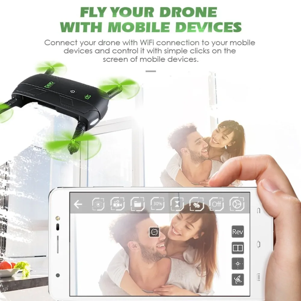 DHD D5 Wi-Fi FPV складной карманный Дрон для селфи с режимом удержания высоты 3D перебросы и крены и пульт дистанционного управления для квадрокоптера RC с 480 P Камера