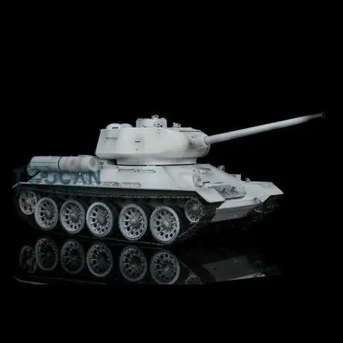 Henglong 1/16 Snow 6.0 Plastic Soviet T34-85 RTR RC Tank 3909 Steel Gearbox TH12920