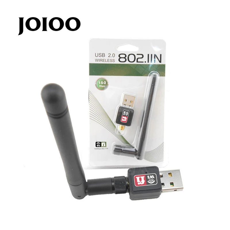 

Wholesale new arrive Mini 150M 2.4GHz USB WiFi Wireless Network Networking Card LAN Adapter with Antenna Computer Accessories