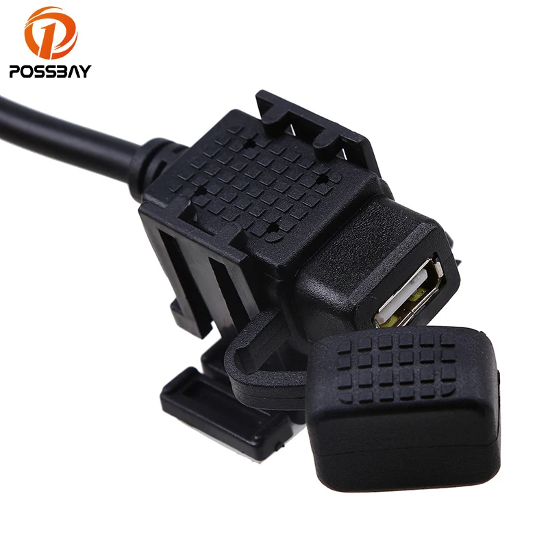 POSSBAY Motorcycle Bicycle Mobile Phone GPS USB Power Supply Port Socket Charger For Iphone Samsung LG Car USB Power Adapter POSSBAY Motorcycle Bicycle Mobile Phone GPS USB Power Supply Port Socket Charger For Iphone Samsung LG Car USB Power Adapter