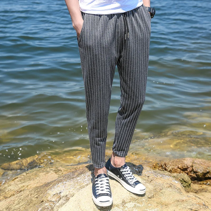 vertical striped pants mens