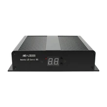 LINSN ts802 cartão display LED linsn ts802d envio box LCB300 com brilho suporte controlador externo
