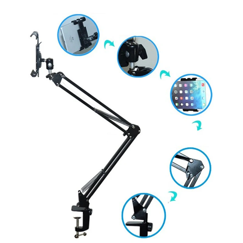 Vmonv Flexible Tablet Stand Holder for Ipad Air 1 2 Lounger Bed Desktop Tablet Mount for Ipad Mini