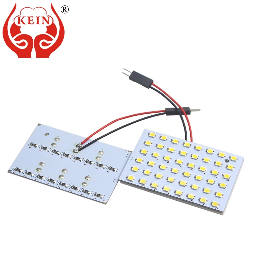 KEIN 4 шт. w5w t10 BA9S led t4w c5w Festoon c10w c3w 2835 48smd Автомобильная купольная лампа интерьерная