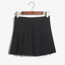 Для женщин Летние Плиссированные Юбки для женщин Высокая талия Элегантный дизайн Мини-юбки красный/черный/белый/темно-синий Harajuku Юбки для женщин#9280