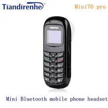 Neue GTSTAR mini70 pro Mini Bluetooth Kopfhörer Telefon Dialer Stereo Drahtlose Kopfhörer Tasche Unterstützung SIM Karte Zifferblatt Call pk bm50