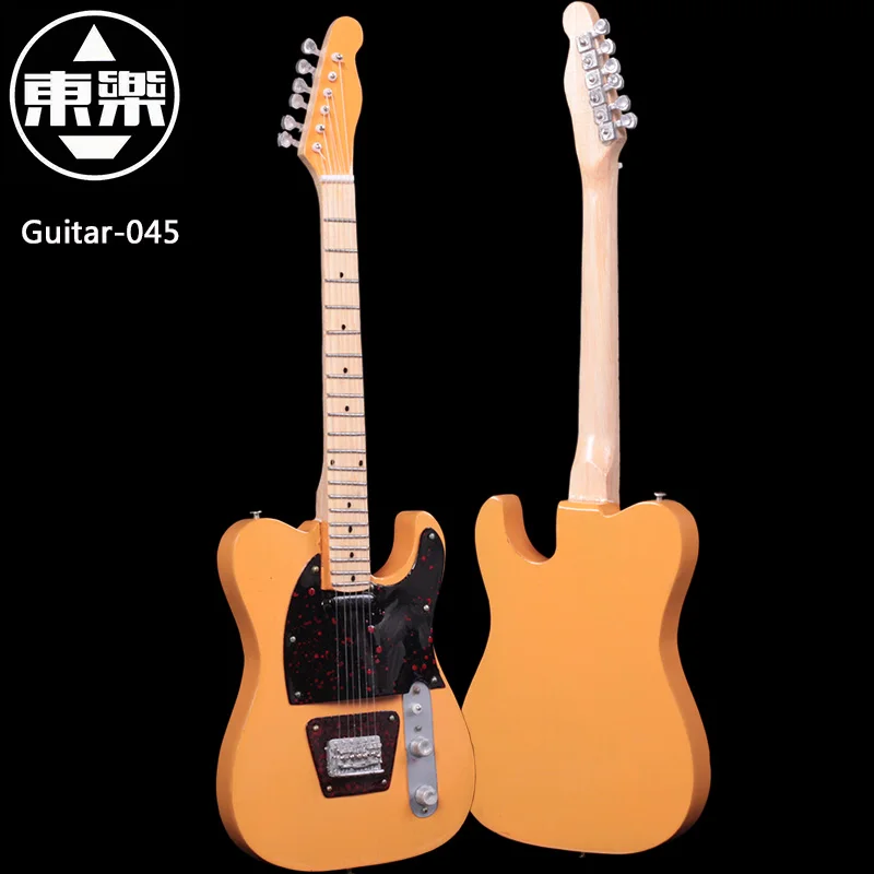 

Wooden Handcrafted Miniature Guitar Model guitar-045 Guitar Display with Case and Stand (Not Actual Guitar! for Display Only!)