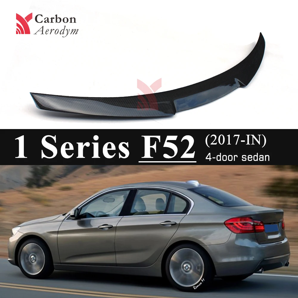 

Rear Spoiler Wing For BMW 1-Series F52 4-Door Sedan Carbon Fiber Rear Trunk Spoiler Wing Lip Decoration 2017+