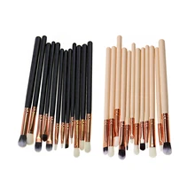 

RANMEI 12pcs/set Professional Makeup Brushes Set Eyeshadow Brushes Multifunctional Eyebrow Brushes Makeup Tools