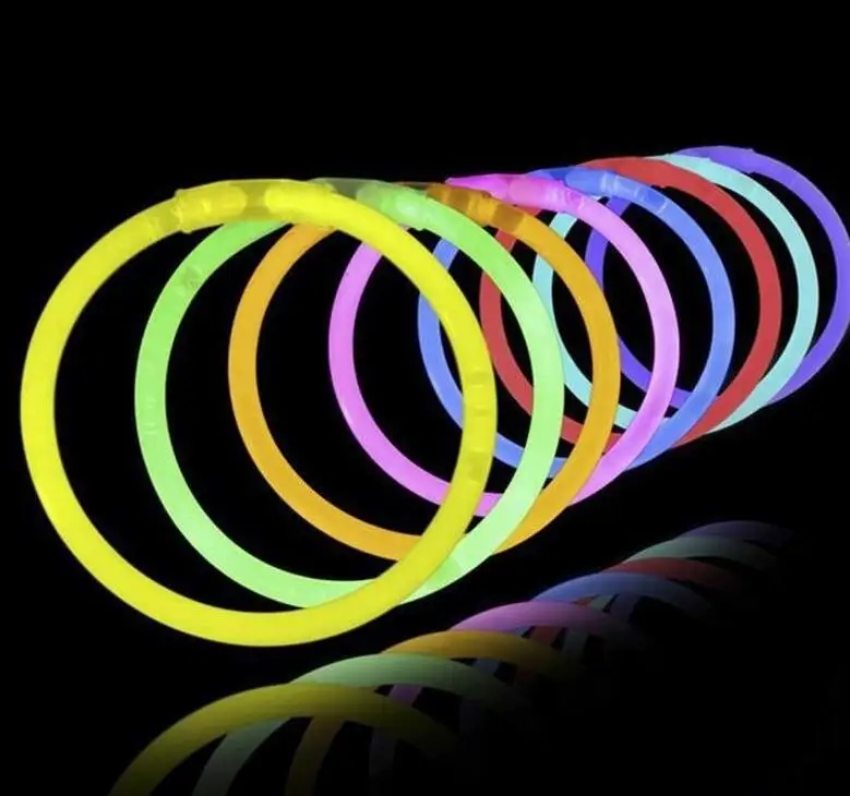 

Multi Color Glow Stick Light Bracelets for Party Hot Dance Christmas Decoration Accessory Kids Gifts Toys Free Shipping