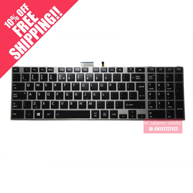 Special Price New Replacement FOR TOSHIBA Satellite P850 P855 UK English version keyboard backlight Special Price New Replacement FOR TOSHIBA Satellite P850 P855 UK English version keyboard backlight