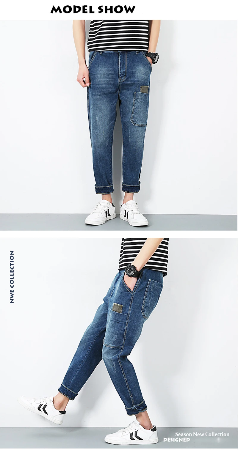 Новые мужские камуфляжные байкерские джинсы, мужские свободные джинсовые штаны, Мужские штаны-шаровары известного бренда хип-хоп, дешевая одежда 6XL