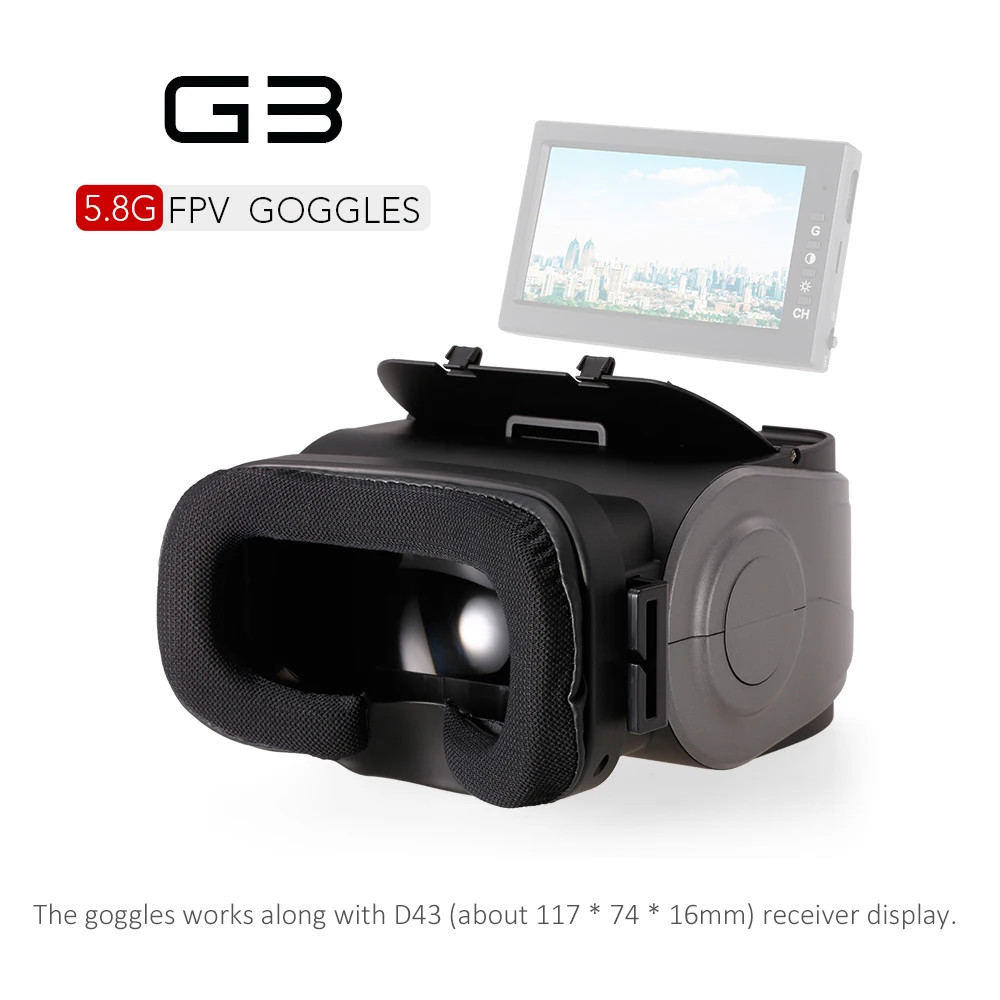 Очки MJX G3 5 8G FPV Для D43 приемника монитор ошибок 6 8 B6 B8 бесщеточный гоночный Дрон