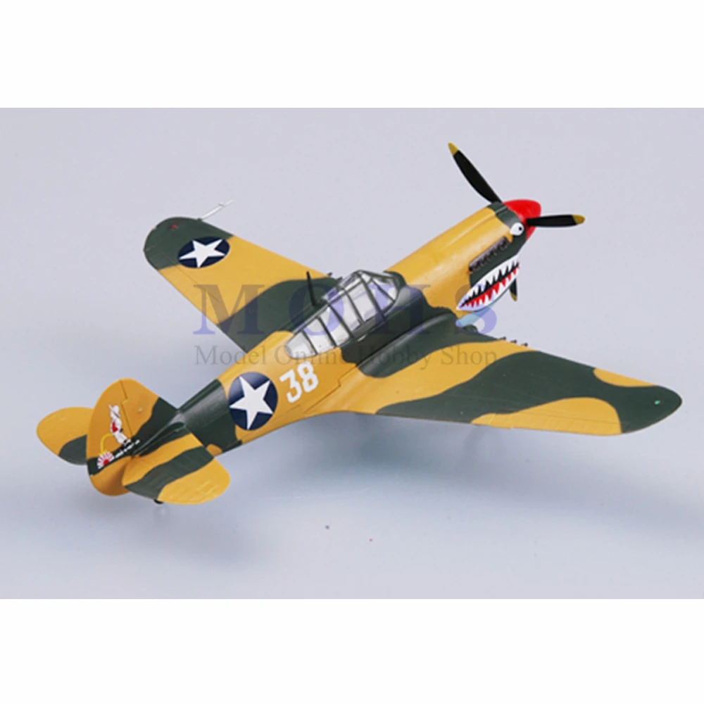 

EASY MODEL 37274 1/72 Assembled Model Scale P40 P40E Finished Model Airplane Scale Aircraft Warbird P40E U.S. Air Force