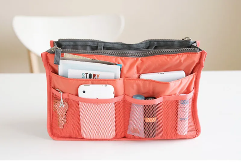 Portable Makeup bag Canvas Travel Bags Make Up Organizer Bag Women Men Casual Multifunctional Cosmetic Toiletry Storage Handbag
