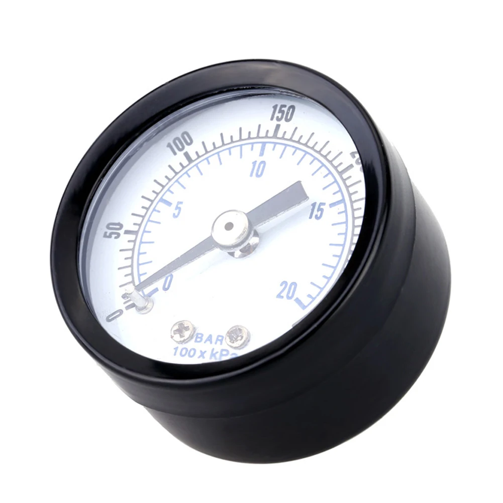 Индикатор измерителя давления дисплей воздуха 0-300psi 40 мм 0-20bar Профессиональный манометр Инструменты Набор инструментов мини точный задний вход